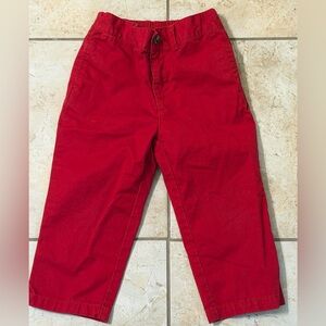 Ralph Lauren Toddler Boys Pants — 18 months — Red — Casual Chinos